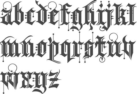 Myfonts Old English Calligraphy Tattoo Fonts Graffiti Lettering
