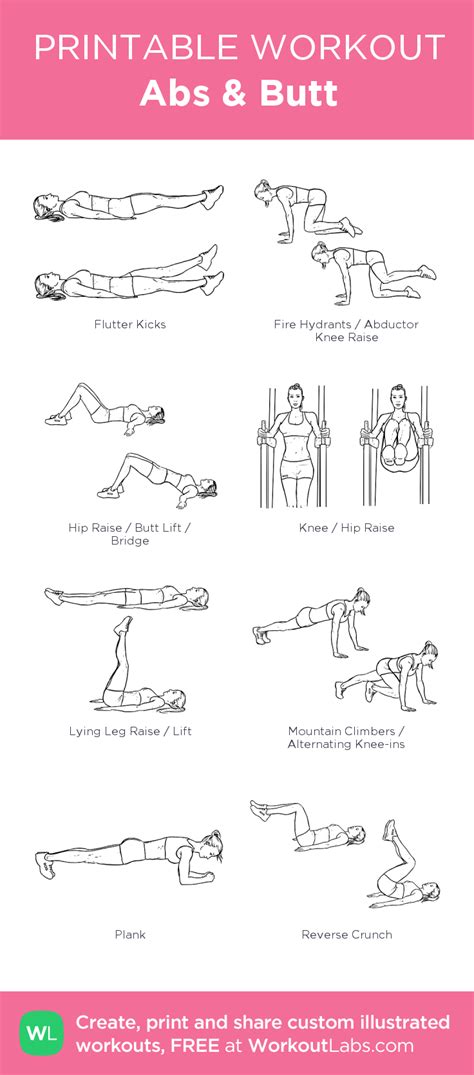 abs and butt my visual workout created at click through to customize and