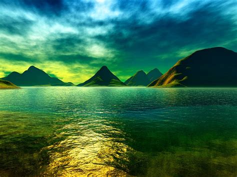 Blue Colorful Blue Green Colors Of The Sea Nature Other Hd Desktop