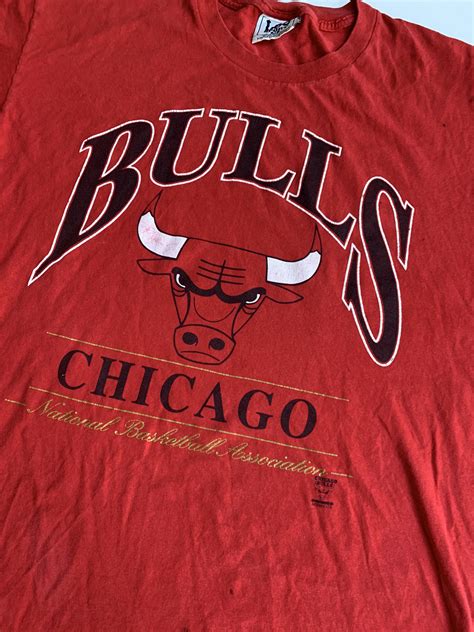 Vintage S Chicago Bulls T Shirt Size Xl Quality Made Etsy