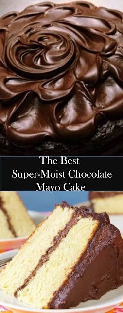 Super Moist Chocolate Mayo Cake Recipe By Mom