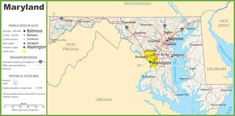 Maryland Highway Map