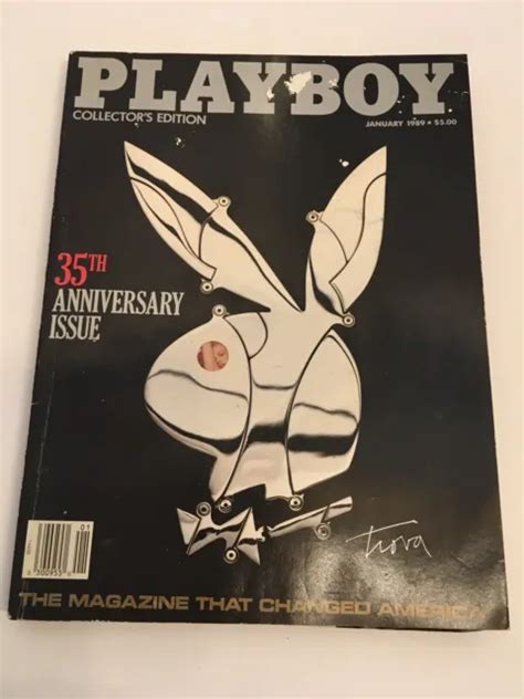 PLAYBOY MAGAZINE JANUARY 1989 35th Anniversary Issue Collectors