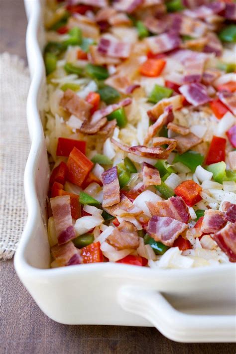 Overnight Hashbrown Casserole Receipe Christmas Breakfast Casserole