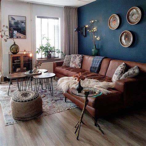 This inchyra blue living room is a masterclass in creating flow. 48 Amazing Bohemian Style Living Room Decor Ideas in 2020 (With images) | Modern bohemian living ...