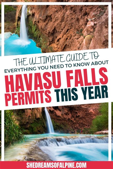 Get Ready For 2023 Havasu Falls Permits Step By Step Details — She