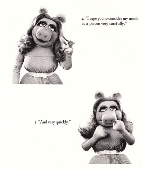 An Old Photo Of Miss Piggy From The Muppet Show With Caption