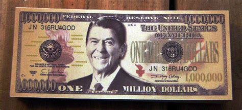 100 To Charity Gospel Tracts Ronald Reagan Million Dollar Bills 500