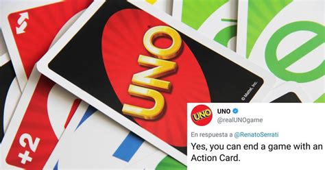 Uno® is the classic card game that's easy to pick up and impossible to put down! It's confirmed, you can indeed end an UNO game with an Action card - Entertainment
