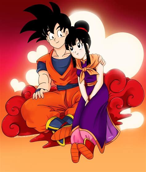 Dragon Ball 10 Fan Art Pictures Of Goku And Chi Chi That Are Totally Romantic