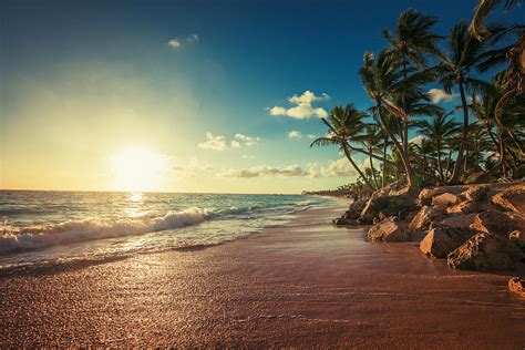 Landscape Of Paradise Tropical Island Beach Photograph By
