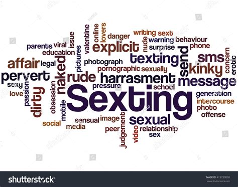 sexting word cloud concept on white stock illustration 413739058 shutterstock