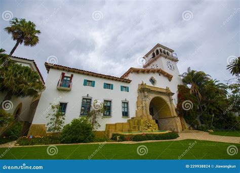 Santa Barbara County Courthouse California Usa Stock Photo Image Of