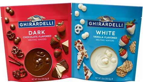 buy ghirardelli melting wafers variety pack with ghirardelli white chocolate melting wafers and