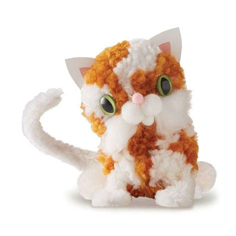 Everyone loved making them and the 7 year old took the puppy and little carrier she made with her everywhere she went. Klutz Pom Pom Kitties | Cute cats, Pom pom puppies, Kitty