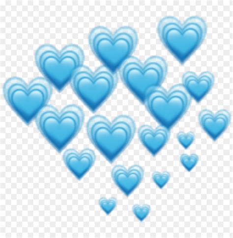 Blue Hearts Emoji Png Image With Transparent Background Toppng