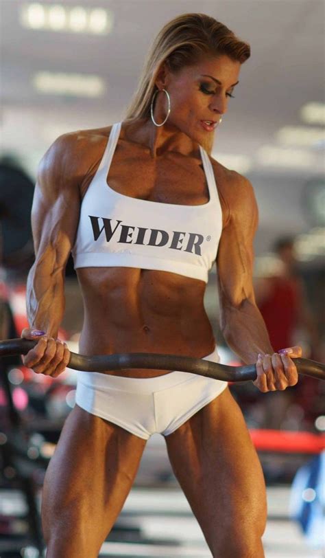 Strong Physically Fit Women Muscular Women Body Building Women