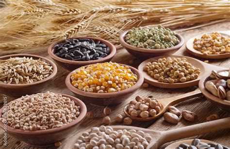Cereal Grains Stock Photo Adobe Stock