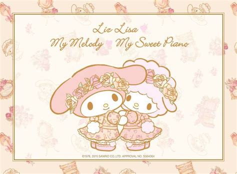 My Melody And My Sweet Piano My Melody Wallpaper Sanrio Wallpaper