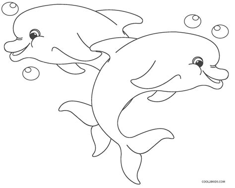 Dibujos De Delfines Para Colorear Páginas Para Imprimir Gratis