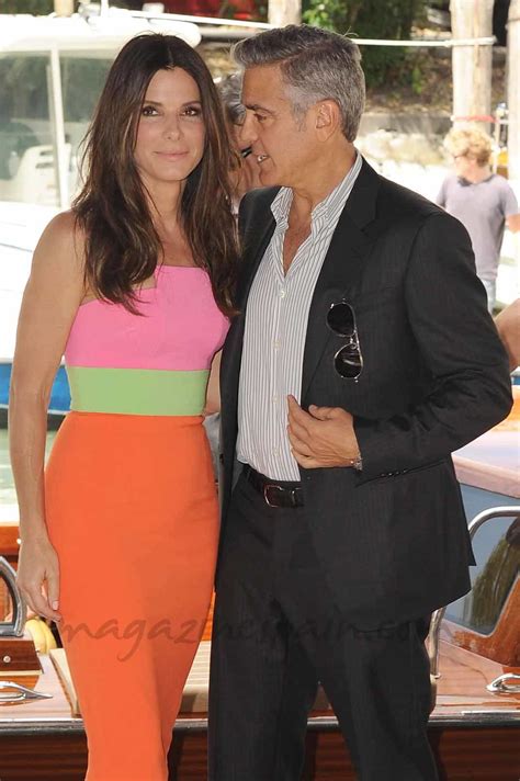 George Clooney Y Sandra Bullock En Venecia