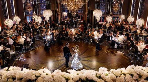 Wedding At The Rainbow Room Atelier Isabey