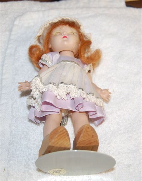 Vintage Vogue 8 Ginny Bent Straight Leg Walker Doll Ginger In Lavander Dress Ebay