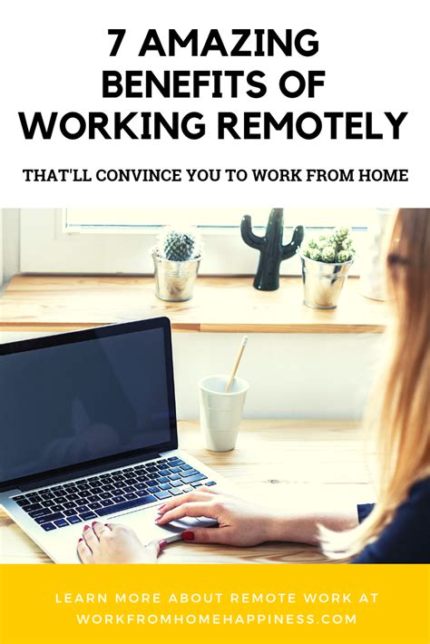 7 Amazing Benefits Of Working Remotely Work From Home Happiness