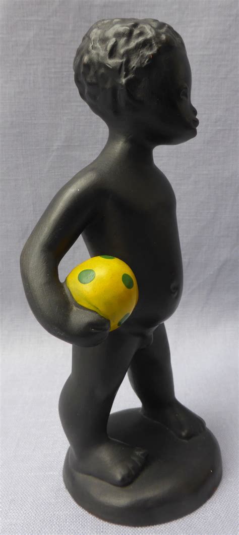 Black Boy Figurine Gmundner Keramik Austria