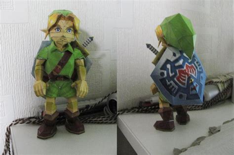 Ninjatoes Papercraft Weblog Floriaski Built My Zelda Majoras Mask