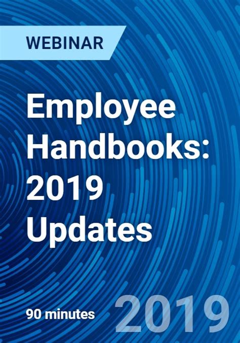 Employee Handbooks 2019 Updates Webinar Recorded