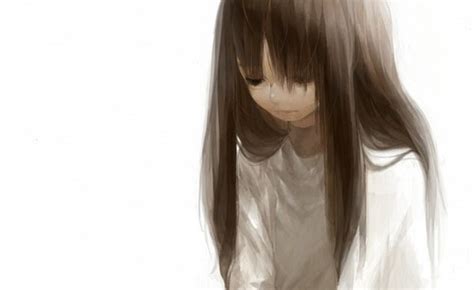 Sad Broken Anime Girl Brown Hair 500×306 Shared By Kaori
