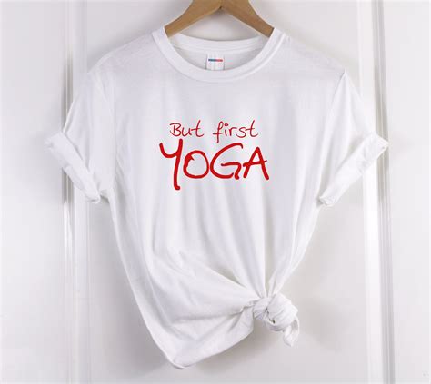 But First Yoga Yoga Shirt Tshirt Yoga T Shirt Yoga Tee Yoga Etsy Uk