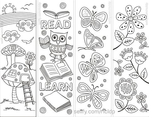 Free printable simple coloring pages for adults. 8 Simple Designs Coloring Bookmarks | Coloring bookmarks ...
