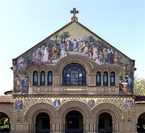 Memorial Church On The Stanford University Campus In Palo Alto