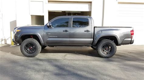 Also includes wheel lug pattern info, tire advice, and recommended sizes for lifted trucks. Largest tires that can fit on a stock 2016 Sport? | Tacoma World