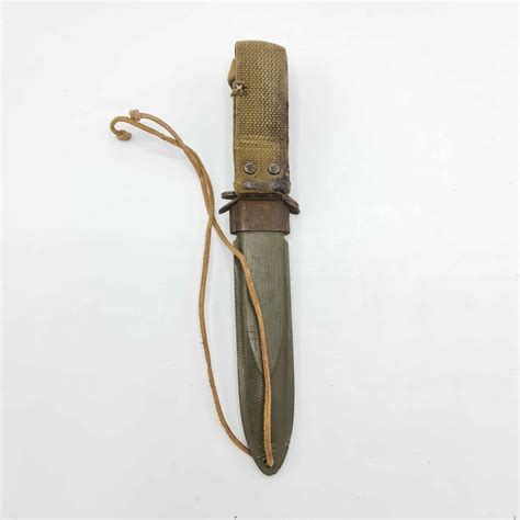 Us Ww2 Named M3 Fighting Knife With M8 Scabbard Cm 1940 Militaria