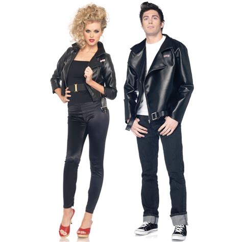 Adult Grease Bad Sandy And Danny Zuko Couples Costume