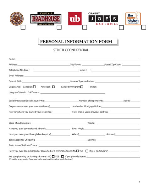 Personal Information Form Pdf Fill Out And Sign Printable Pdf Gambaran
