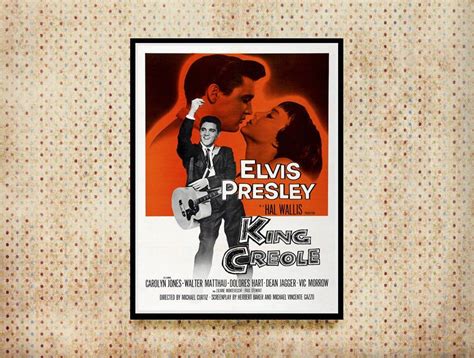 Reprint Of A Vintage 1958 Elvis Presley Movie Poster King Creole