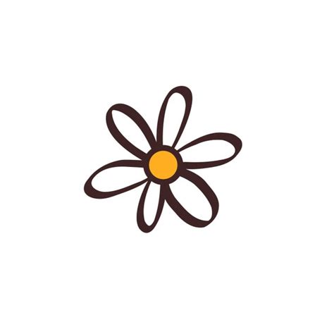 Flower SVG Daisy SVG Flower Clipart Hand drawn flower | Etsy
