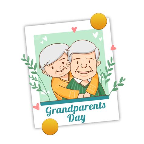 Grandparents Day Hd Transparent Green Grandparents Day Leaves Love