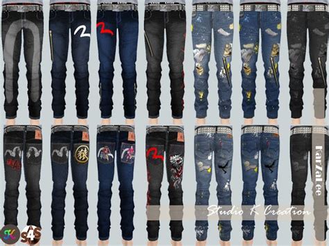 Sims 4 Ccs The Best Jeans For Kids By Karzalee The Sims Sims 4