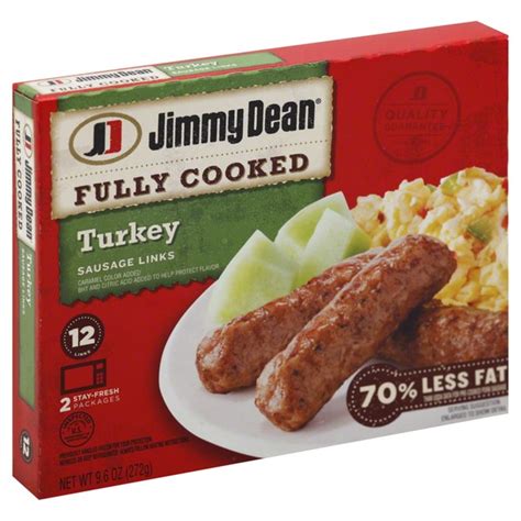 Jimmy Dean Fully Cooked Turkey Sausage Links Ct From Schnucks