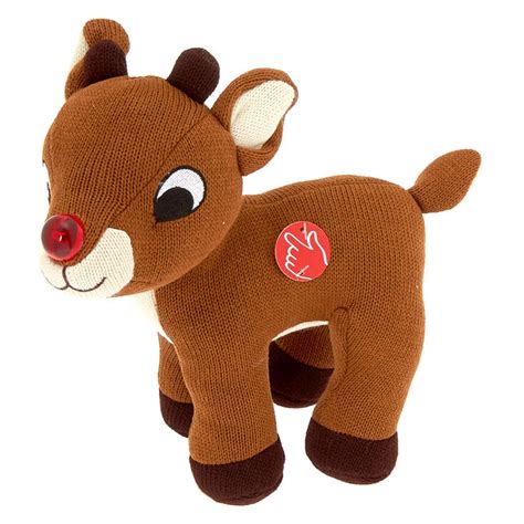 rudolph the red nosed reindeer singing plush toy claire s