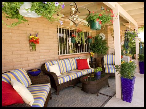 Check out blue patio photo galleries full of ideas for your home, apartment or office. blue and yellow patio » The Potted Desert