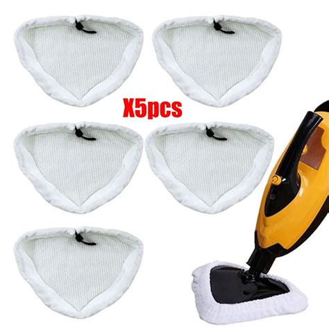 5pcs Steam Mop Pads Replacement Pads Accessories For Steamboy X5 H2o