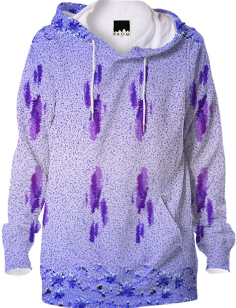 Shop Lavender Hoody Hoodie By Xueyin Chen Print All Over Me