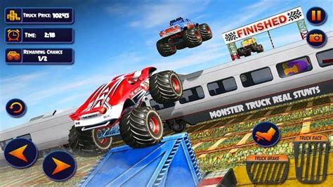 Monster Truck Mega Ramp Extreme Stunts Gt Racing Impossible Car Game