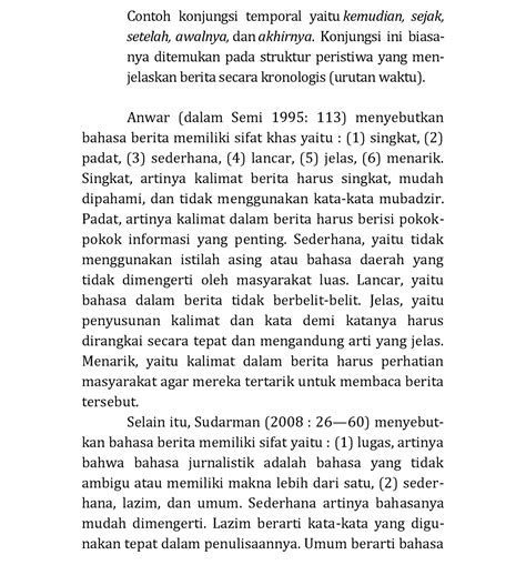 Catatan Bahasa Indo 54 Contoh Konjungsi Temporal Yaitu Kemudian
